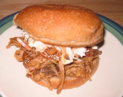 The sandwich I made with a proper bun